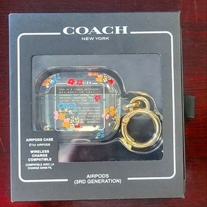 NWT COACH Airpods Case